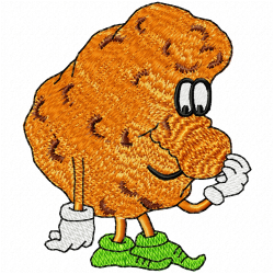 Funny Veggies Embroidery Design 10